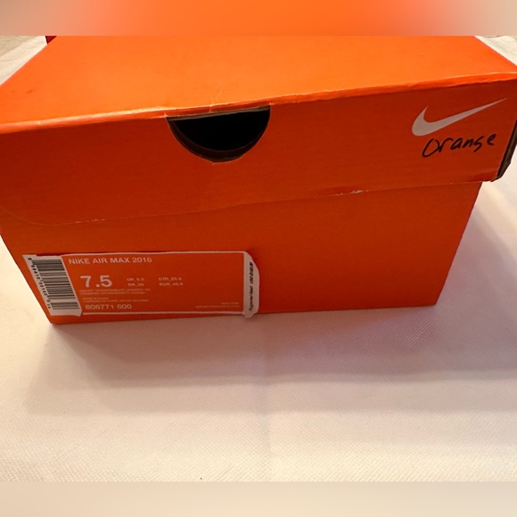 MEN’S NIKE AIR MAX 2016 in a BRIGHT CRIMSON /BLCK-UNVRSTY RD Size 7.5 - Picture 10 of 11